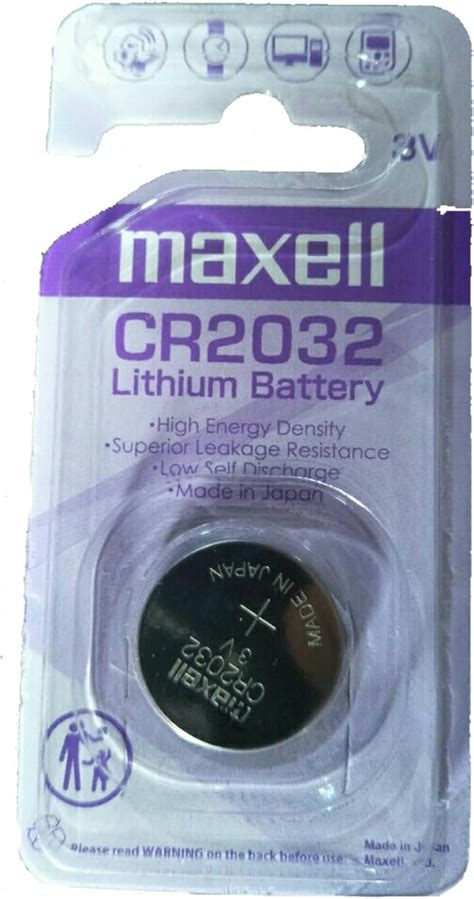 Maxell CR 2032 3V Lithium Battery : Amazon.in: Electronics