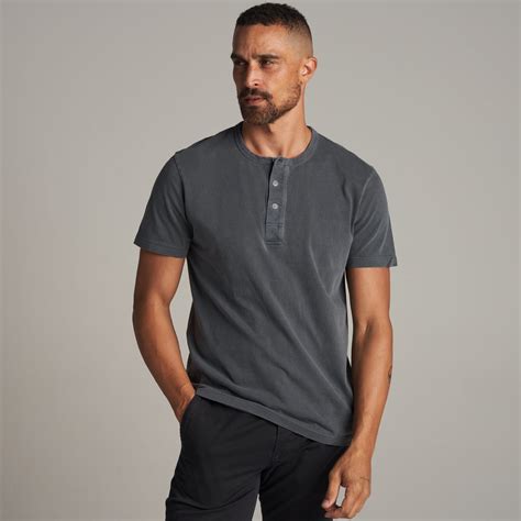 Midland Short Sleeve Henley – Rowan