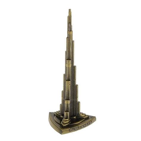 Buy Giftoshopee Metal Statue of Burj Khalifa Dubai Show Piece Sculpture ...