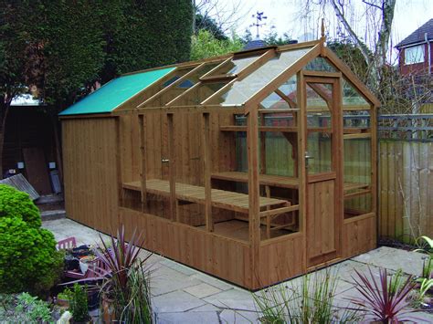 Swallow Kingfisher 6x4 Greenhouse + 4ft Shed Combination | Build a ...