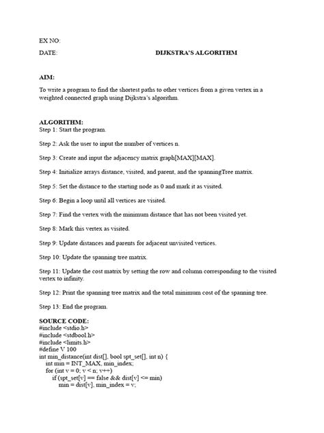 Image result for Dijkstra Algorithm Notebook