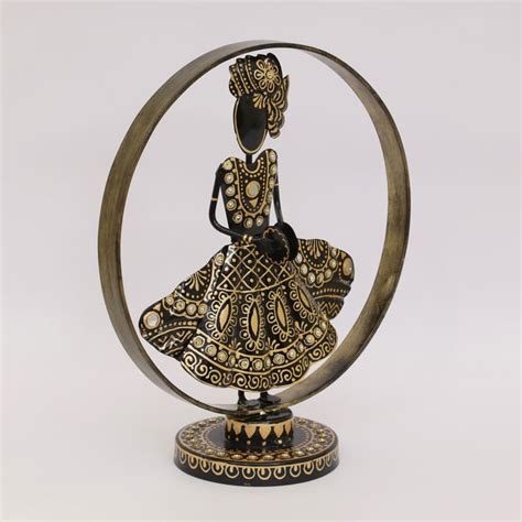 Buy VEDAS Metal Anushree Jhal Doll Figurine from Vedas at just INR 2899.0