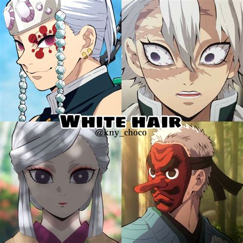 Whitehair characters 🤍