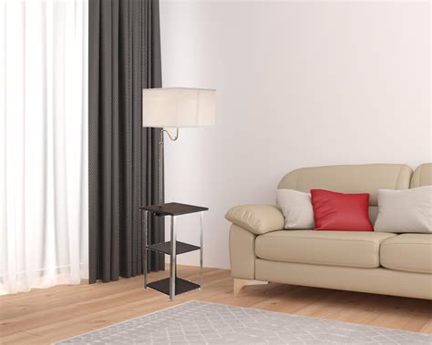 Brayden Studio® Anabal 58" Tray Table Floor Lamp | Wayfair