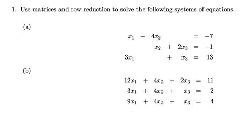 Image result for Row Reduction Matrices