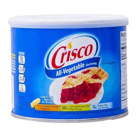 Crisco All Vegetable Shortening 453 g Online at Best Price | Lulu UAE