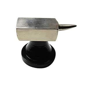 Buy LUXURO Anvil Round Base Heavy One Side for Metal Forming and ...