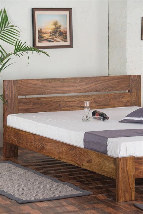 Buy Solid Wood Turner Bed Online in India - Latest Bed Designs | Saraf ...