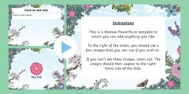 Editable Jungle Themed PowerPoint Template (teacher made)