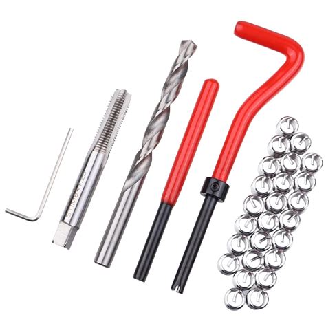 Wolfride 30PCS M8 Helicoil Kit M8 x 1.25mm Thread Repair Kit Thread ...