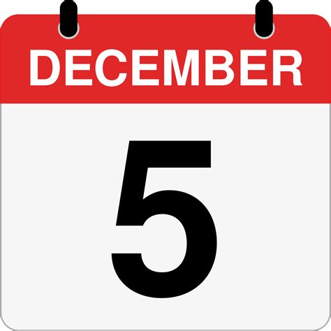 How Many Days Until December 5th? - Inch Calculator