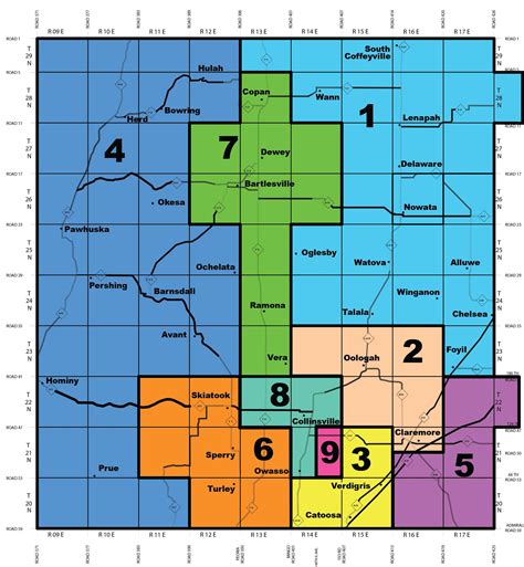 Board of Trustees & District Map | Verdigris Valley Electric ...