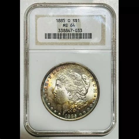1885-O Morgan Silver Dollar NGC MS-64 - Bob Paul Rare Coins