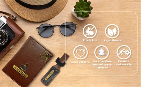Buy Little Cubess Combo Personalized Artificial Leather Passport Cover ...
