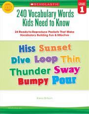 240 Vocabulary Words Kids Need to Know Grade 1.pdf - mirknig.su mirknig ...
