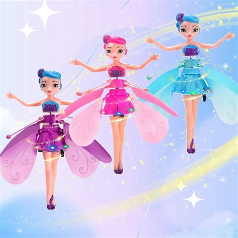 Magic Flying Fairy Princess Doll, Flying Fairy Dolls Toys for Kids Fly ...