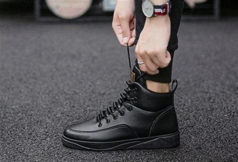 SneakerVilla Present Men's Korean Style High Top Fashion Sneakers ...