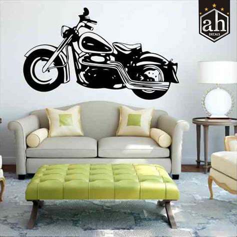 AH Decals Vinyl Bike Wall Stickers for Home Living Bed Kids Room ...