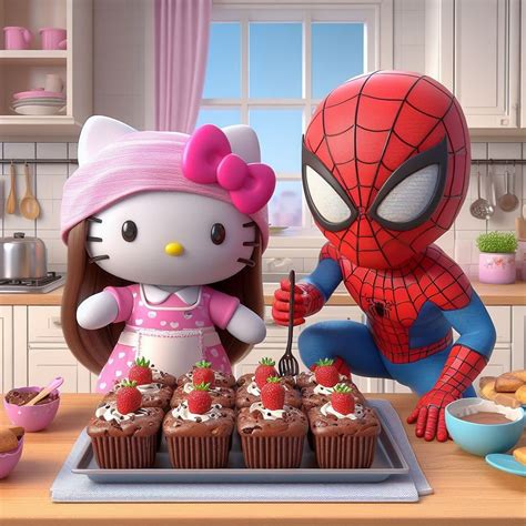Pin on Spiderman y hello kitty 🕸🕷😻🎀