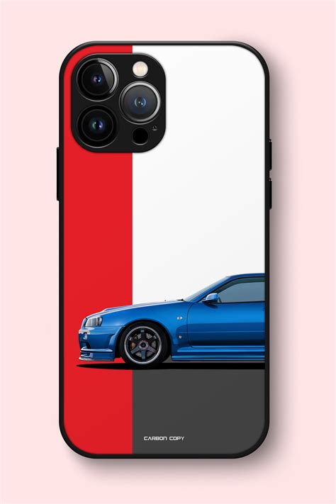 Premium Phone Cases | Nissan GTR-34 Bayside | Carbon Copy | Durable ...