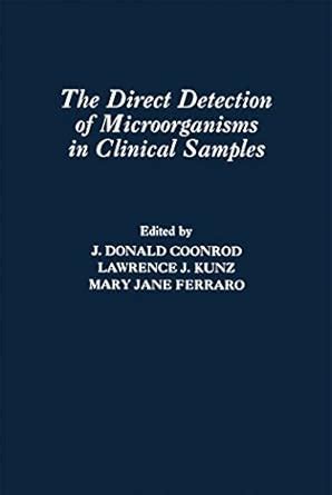 The Direct Detection of Microorganisms in Clinical Samples eBook ...