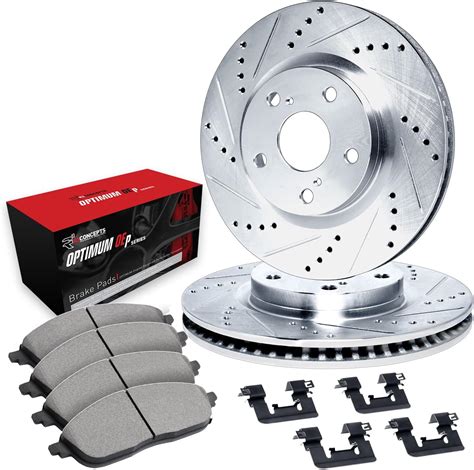 R1 Concepts Front Brakes and Rotors Kit |Front Brake Pads| Brake Rotors ...