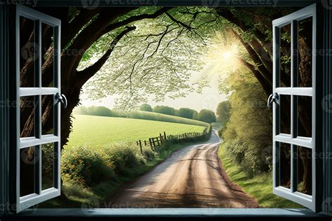 Open Window At Morning