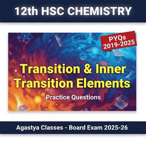 12th HSC Transition and Inner Transition Elements Previous Year ...