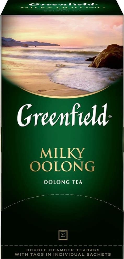 Чай зеленый Greenfield Milky Oolong (Милки Оолонг) в пакетиках, 25 пак ...