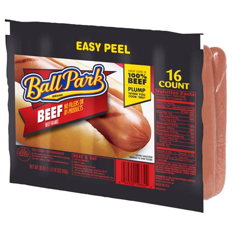 Ball Park Beef Franks Nutrition Information | Besto Blog