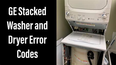 Image result for GE Washer Dryer Stackable Problems