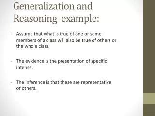 Image result for Argument From Generalization Example