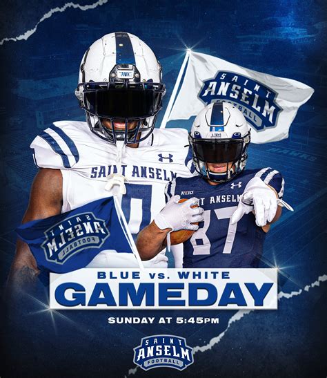 Saint Anselm Football 🏈 #BCM on Twitter: "⚪️🔵🏈 𝙎𝙐𝙉𝘿𝘼𝙔 𝙉𝙄𝙂𝙃𝙏 𝙁𝙊𝙊𝙏𝘽𝘼𝙇𝙇 🏈🔵 ...
