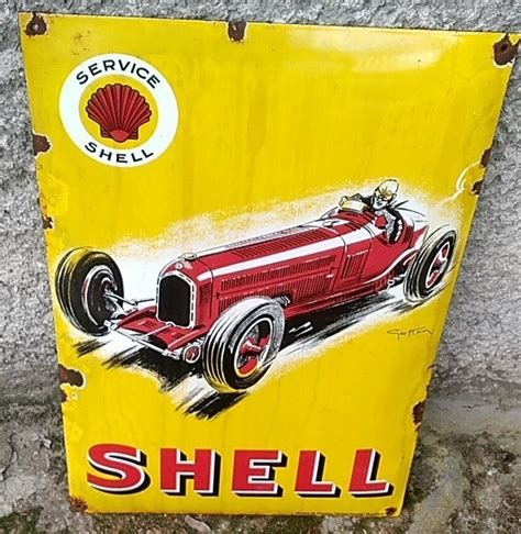 Image result for Shell Enamel Sign
