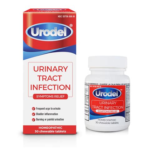 Amazon.com: URODEL® Homeopathic Tablets for Urinary Tract Infection Symptoms Relief | 30 ...
