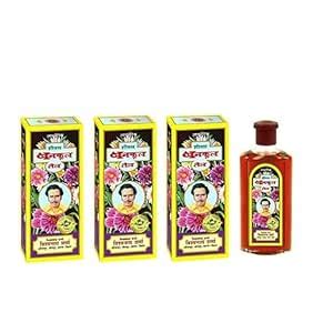Buy MABOX AYURVEDIC SHEETAL BANPHOOL HAIR OIL 100ml Pack of 3 Online at ...