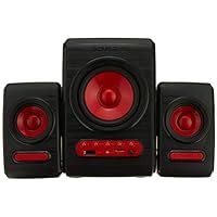 Sonic Gear Quatro-V-B-Festive-RED Speakers with Remote Control - Black ...