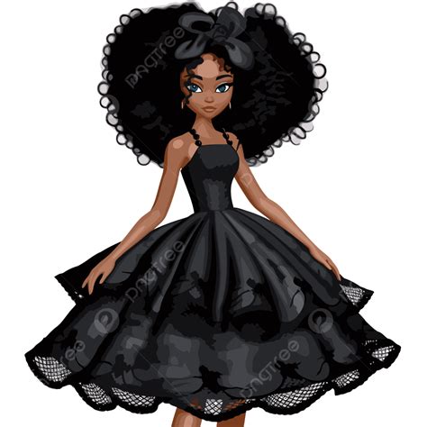 Clip Art De Muñeca Negra Muñeca Negra Niña, Muñeca Linda, Diverso,