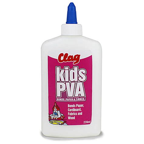Clag Kids PVA Glue 235mL - Clear | BIG W