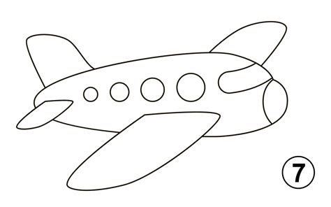How to Draw an Airplane in 7 Easy Steps (for Kids)