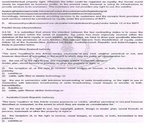 Amount for use of transponder of telecommunication service charges ...