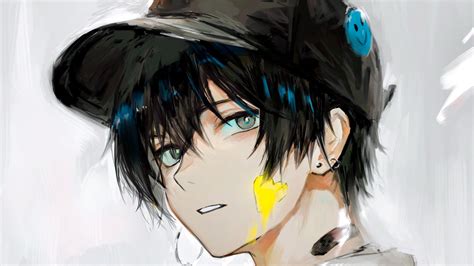 Anime Guys Desktop Wallpaper Anime Boy Gamer Playing Computer Art 4K