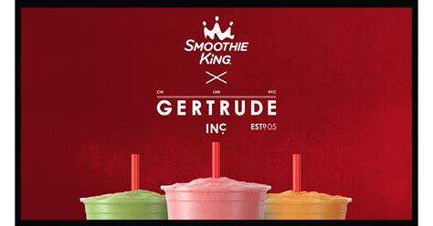 GERTRUDE NAMED AOR FOR SMOOTHIE KING
