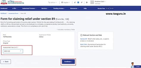 How to submit Form 10E to claim Section 89 Relief