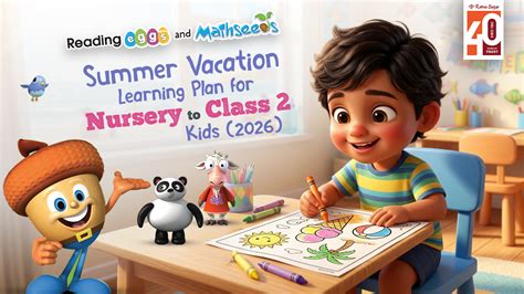 Summer Vacation Learning Plan for Nursery to Class 2 Kids | Reading Eggs