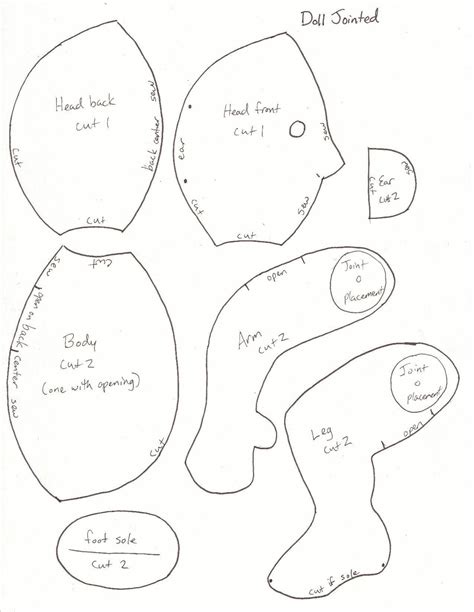 Image result for Primitive Doll Patterns