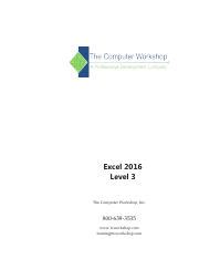 Image result for Excel 2016 Module 3 Case 2