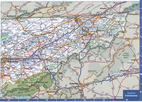 East Tennessee Map With Roads at Justin Steven blog