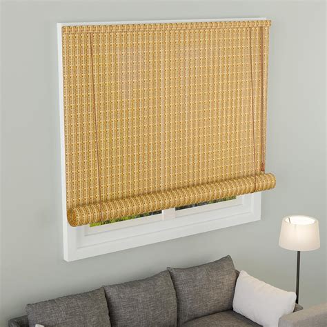 Kuber Industries 5x6 Ft Bamboo Curtains | Sunlight, Dust Protection ...