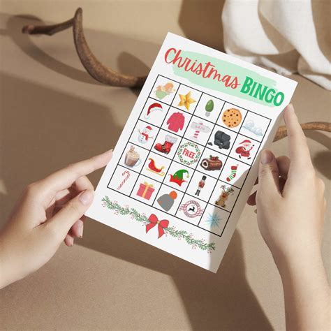 Christmas Bingo Game Printable Christmas Bingo Printable Holiday Bingo ...